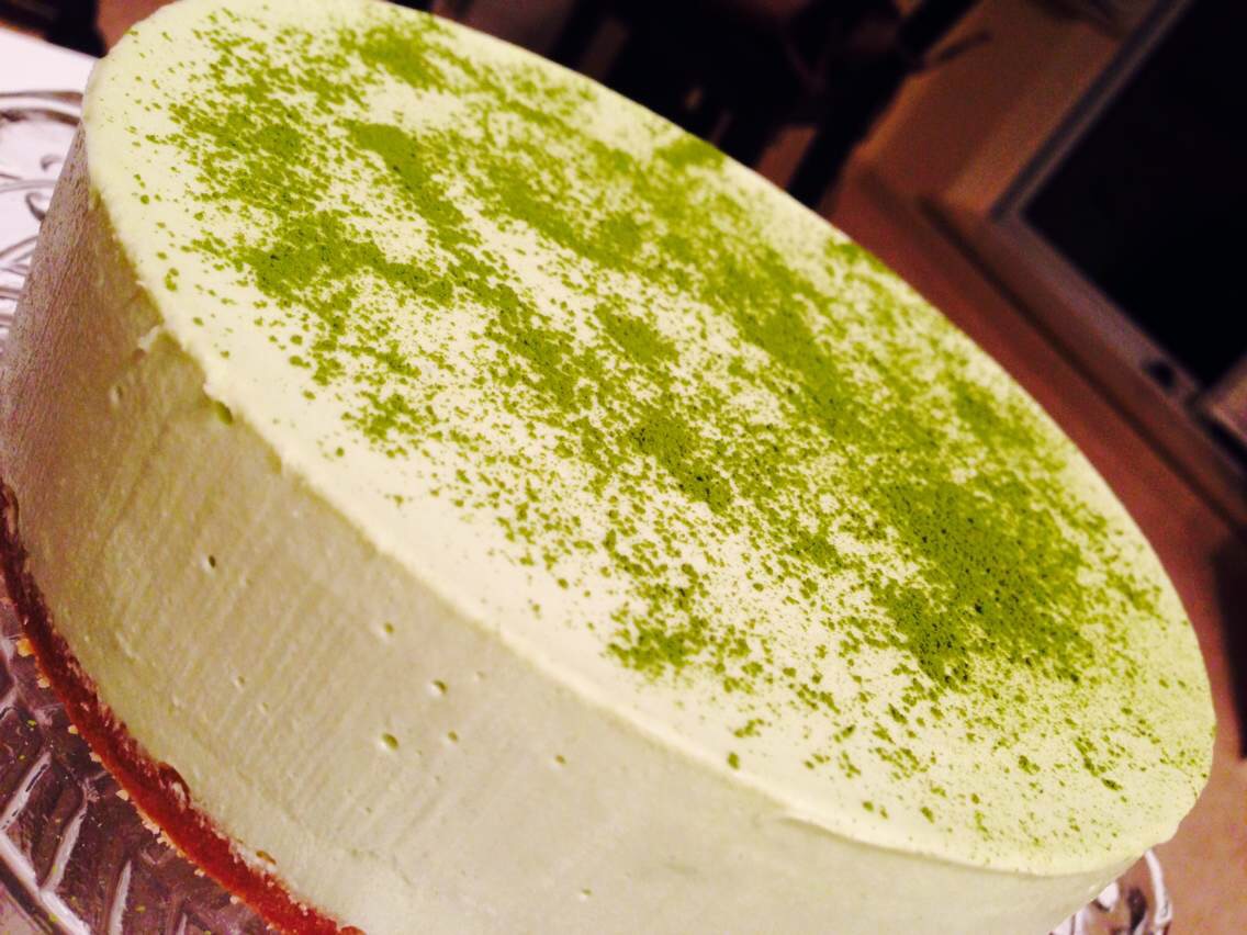 No Bake Matcha Cheesecake No Bake Matcha Cheesecake